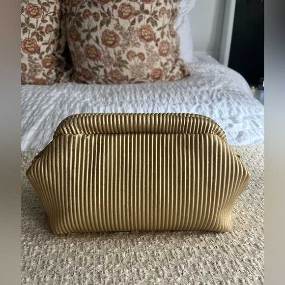 Gold Ruched Bag - Picture 7 of 10
